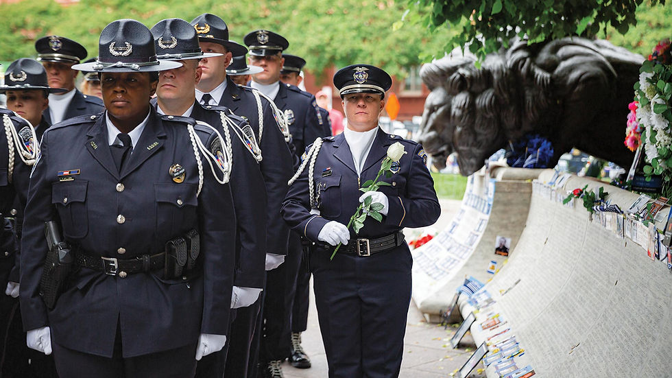 Source: American Police Beat - Honoring sacrifice at the National Law Enforcement Officers Memorial by Bill Alexander